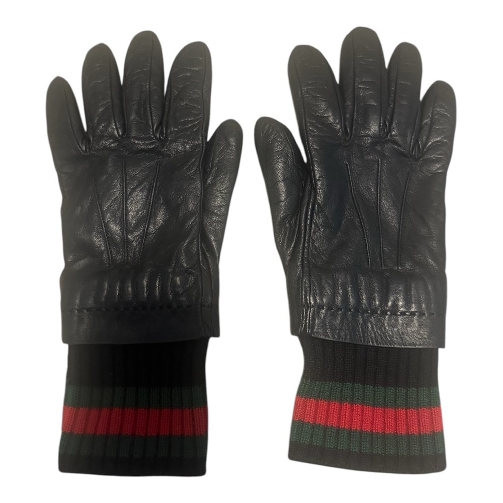 Gucci leather gloves